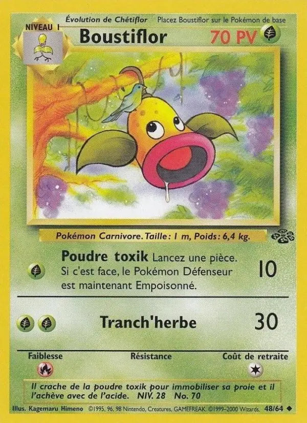 Boustiflor — Carte Pokémon 48 Jungle