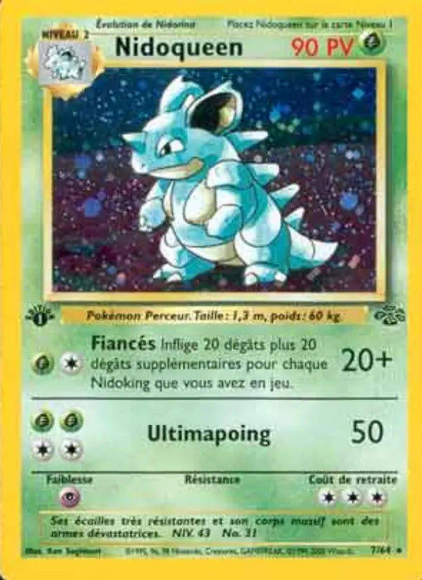 Nidoqueen — Carte Pokémon 7 Jungle