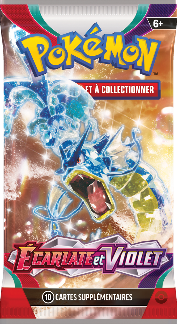 Booster Pokémon Écarlate et Violet illustration Léviator Téracristal, scellé français
