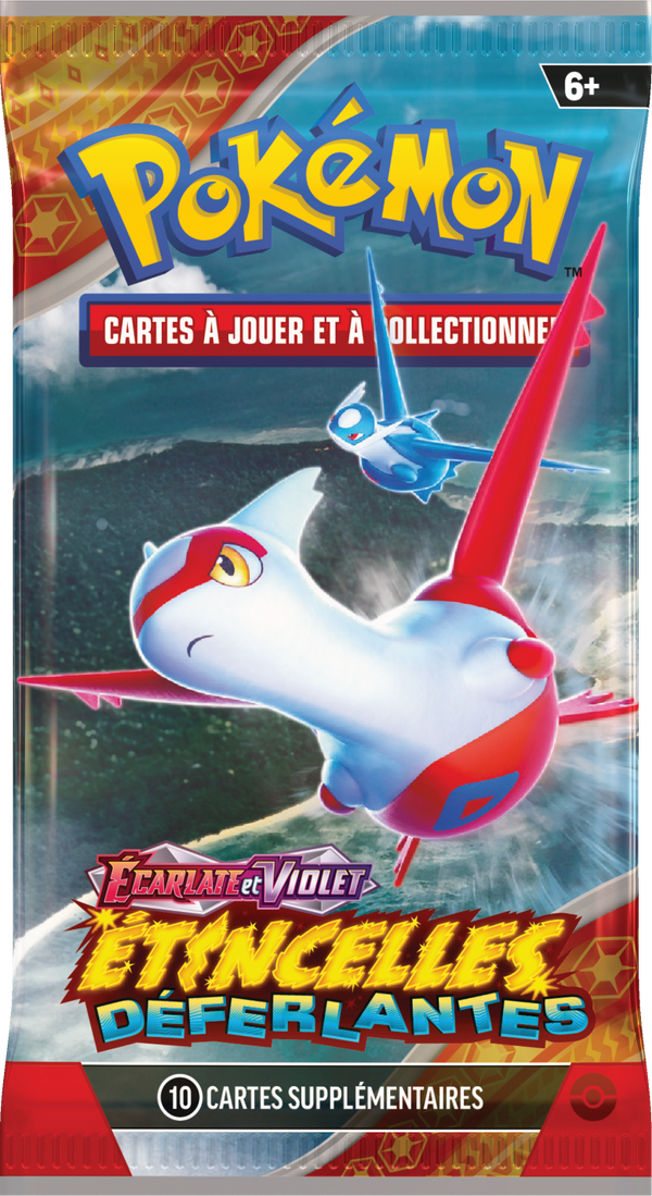 Booster Pokémon Étincelles Déferlantes illustration Latias et Latios, scellé français