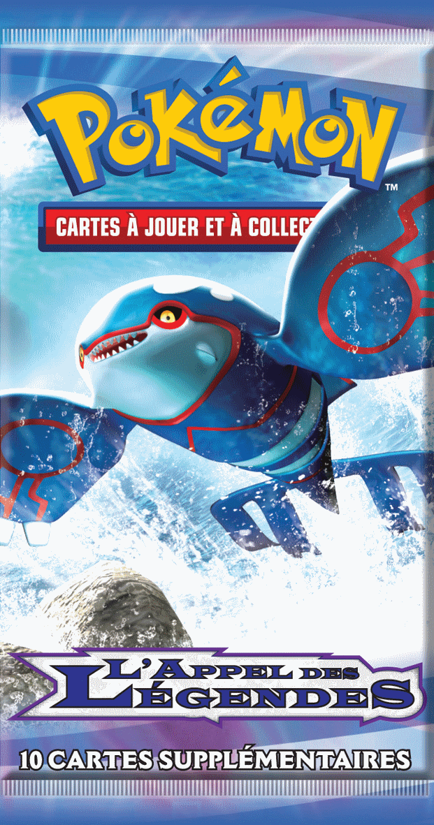 Booster Pokémon L'Appel des Légendes illustration Kyogre, scellé français
