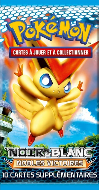 Booster Pokémon Nobles Victoires illustration Victini, scellé français