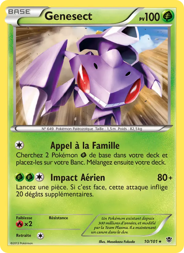 Genesect — Carte Pokémon 10 Explosion Plasma