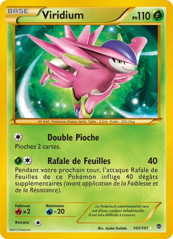 Viridium — Carte Pokémon 103 Explosion Plasma