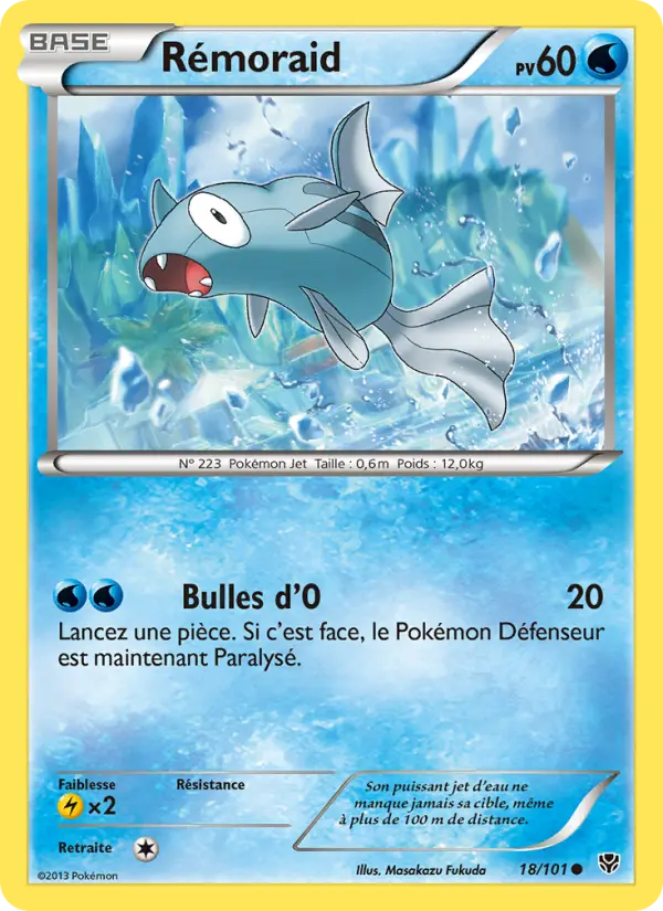 Rémoraid — Carte Pokémon 18 Explosion Plasma
