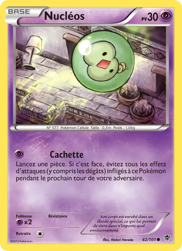 Nucléos — Carte Pokémon 42 Explosion Plasma