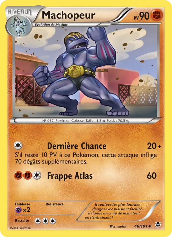 Machopeur — Carte Pokémon 48 Explosion Plasma