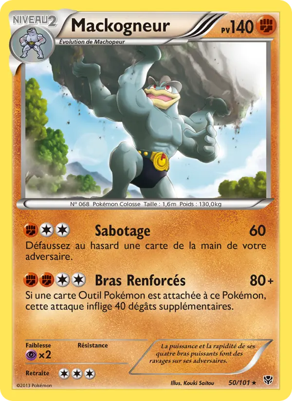 Mackogneur — Carte Pokémon 50 Explosion Plasma