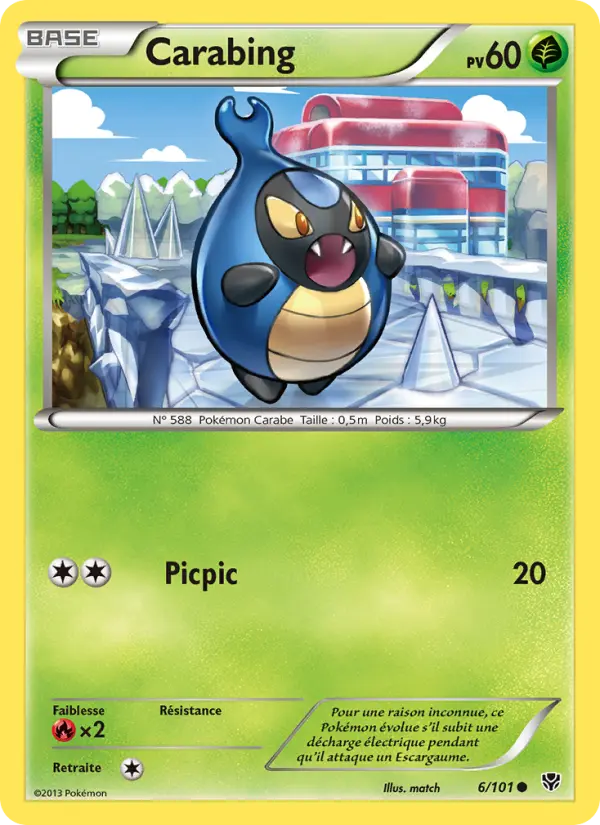 Carabing — Carte Pokémon 6 Explosion Plasma