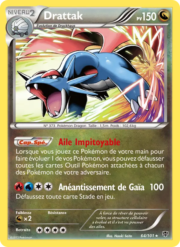 Drattak — Carte Pokémon 64 Explosion Plasma
