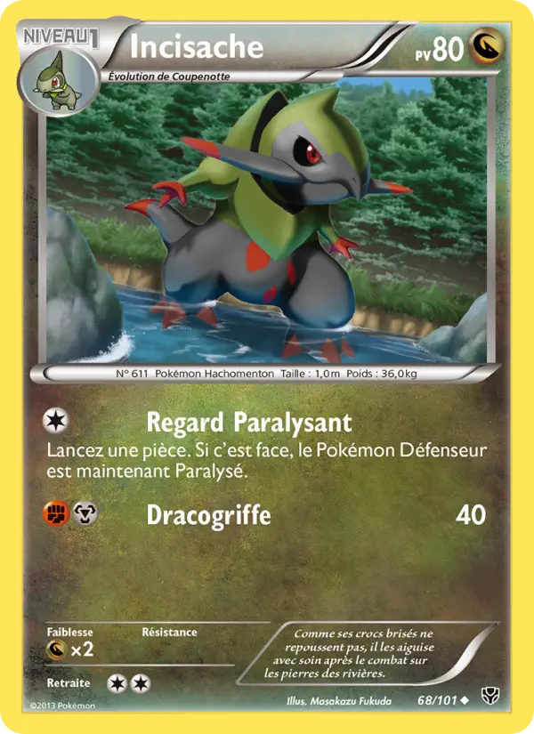 Incisache — Carte Pokémon 68 Explosion Plasma