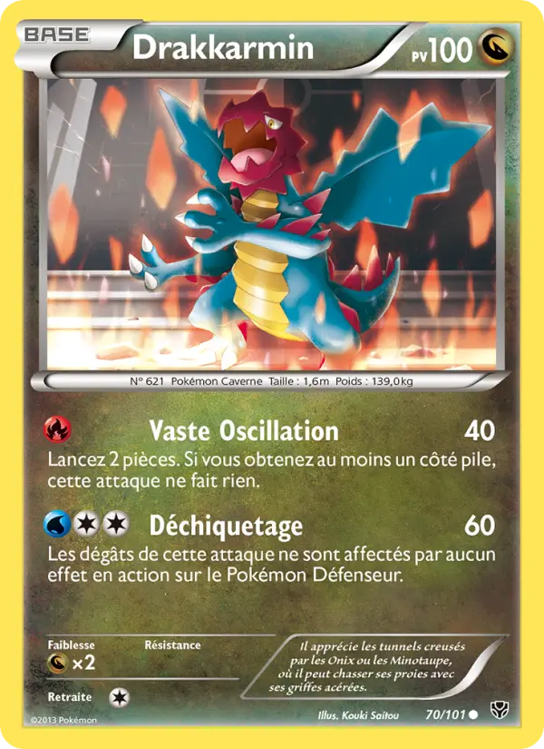 Drakkarmin — Carte Pokémon 70 Explosion Plasma