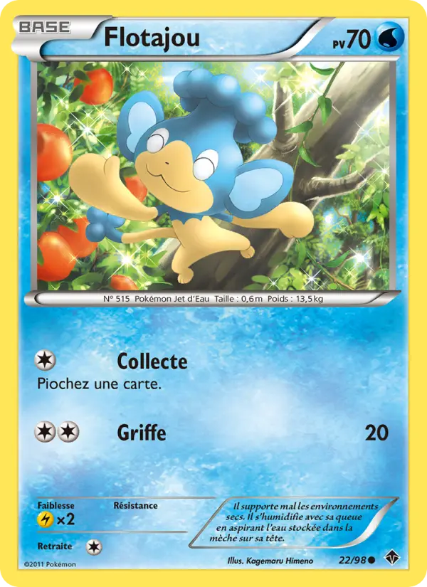 Flotajou — Carte Pokémon 22 Pouvoirs Émergents