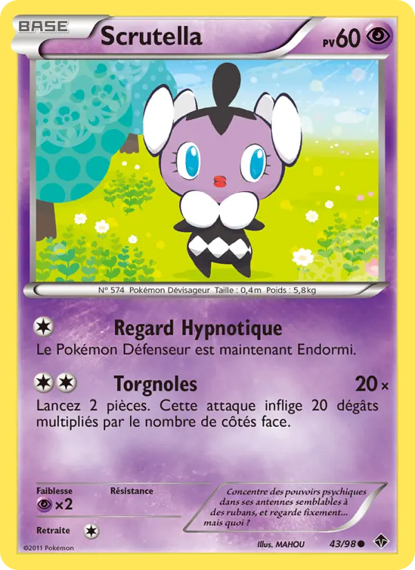 Scrutella — Carte Pokémon 43 Pouvoirs Émergents