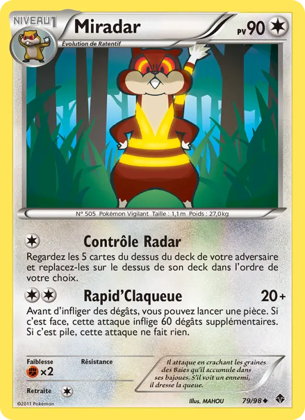 Miradar — Carte Pokémon 79 Pouvoirs Émergents
