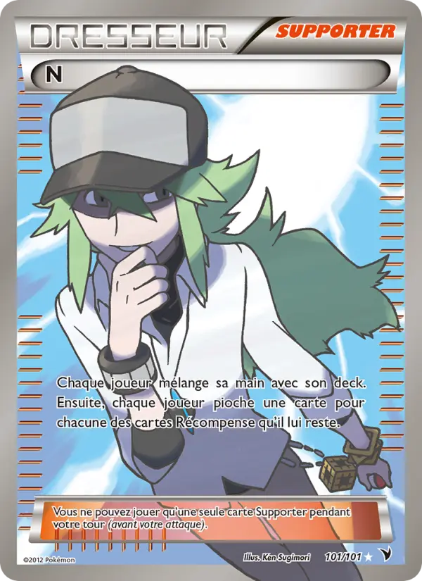 N — Carte Pokémon 101 Nobles Victoires