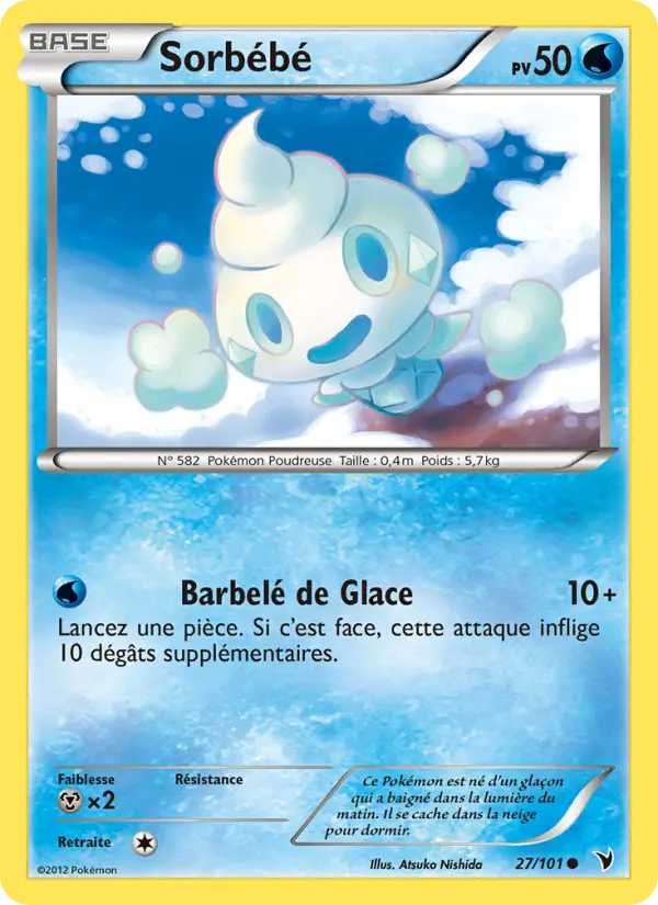 Sorbébé — Carte Pokémon 27 Nobles Victoires