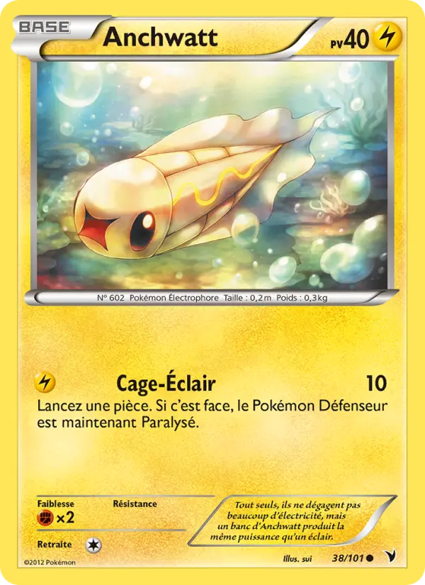Anchwatt — Carte Pokémon 38 Nobles Victoires