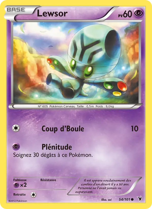 Lewsor — Carte Pokémon 54 Nobles Victoires