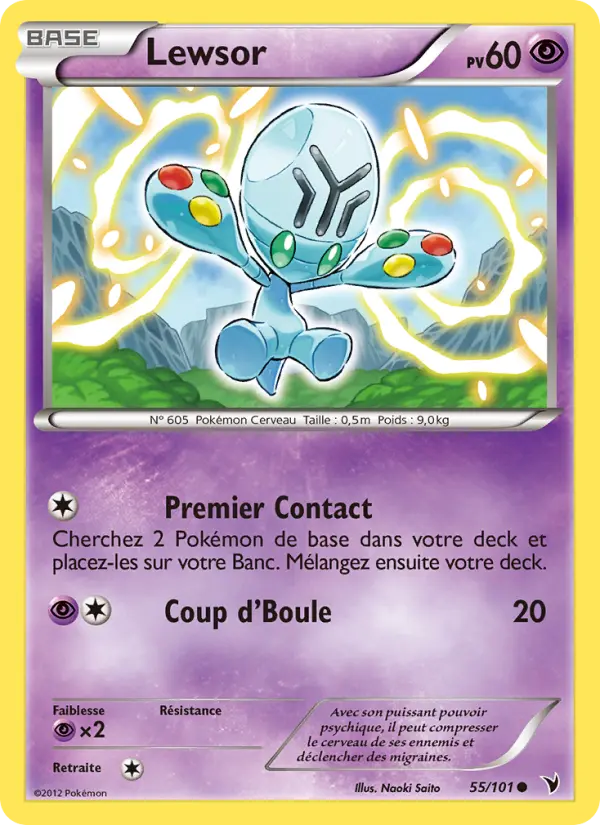 Lewsor — Carte Pokémon 55 Nobles Victoires
