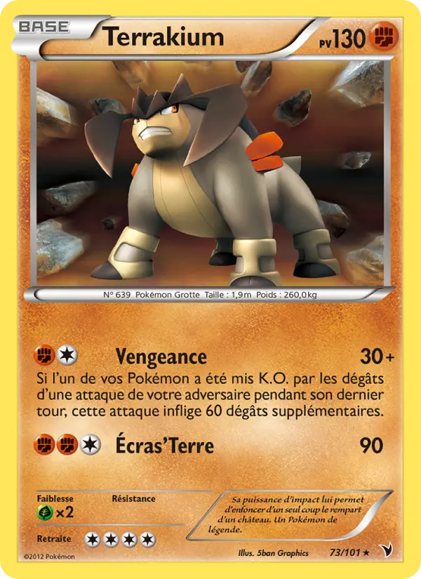 Terrakium — Carte Pokémon 73 Nobles Victoires