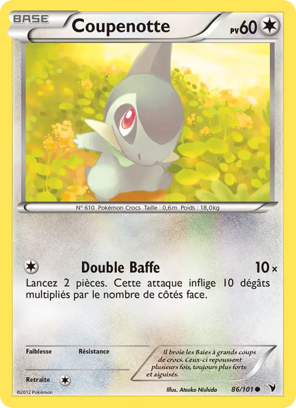 Coupenotte — Carte Pokémon 86 Nobles Victoires