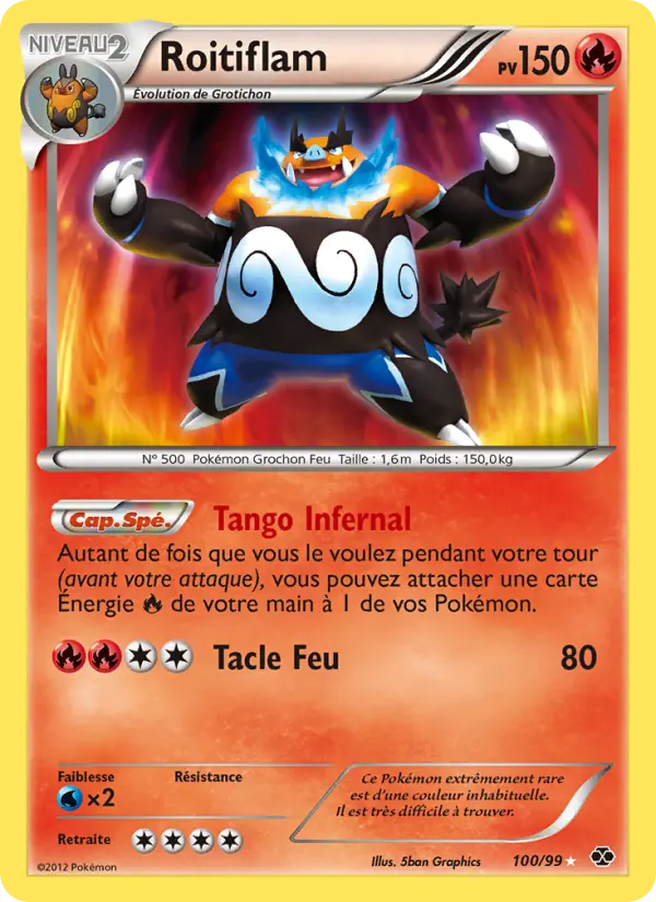 Roitiflam — Carte Pokémon 100 Destinées Futures