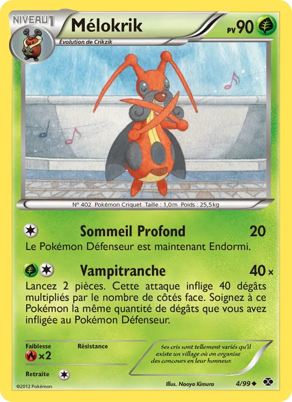 Mélokrik — Carte Pokémon 4 Destinées Futures