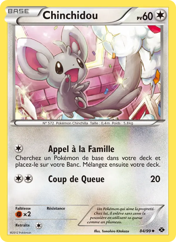 Chinchidou — Carte Pokémon 84 Destinées Futures