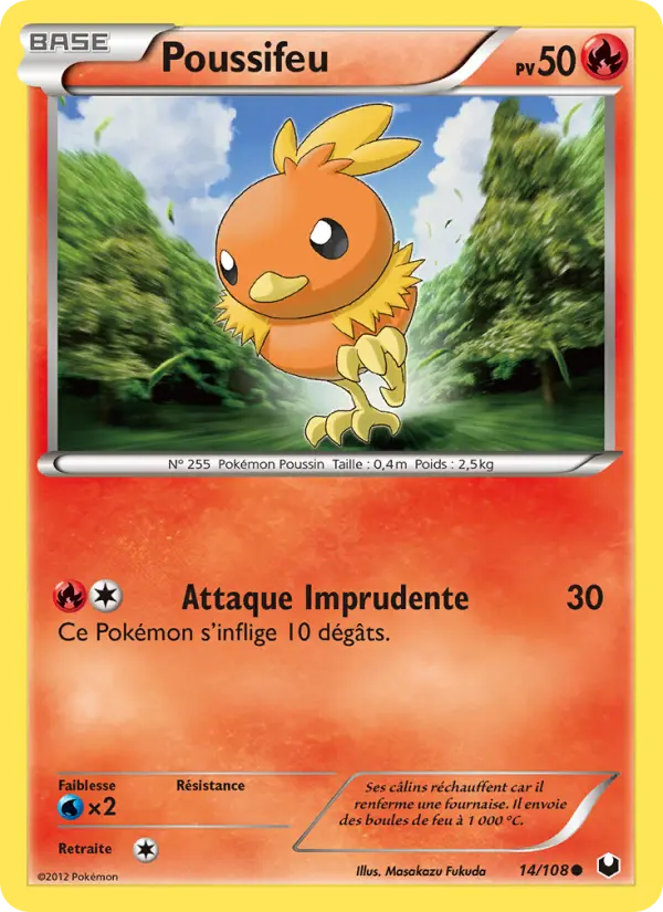 Poussifeu — Carte Pokémon 14 Explorateurs Obscurs