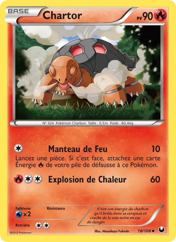 Chartor — Carte Pokémon 18 Explorateurs Obscurs