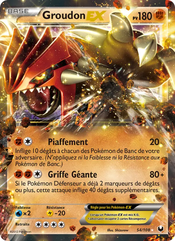054/108 - Groudon EX