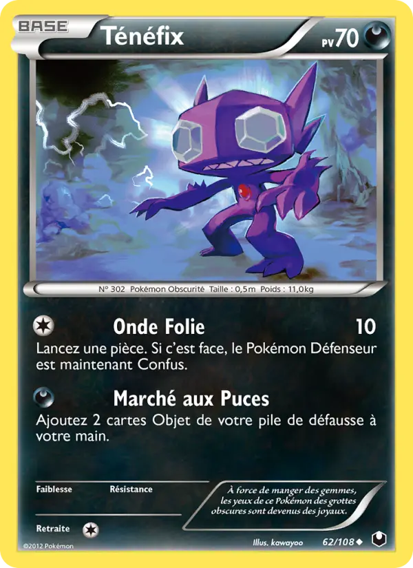 Ténéfix — Carte Pokémon 62 Explorateurs Obscurs