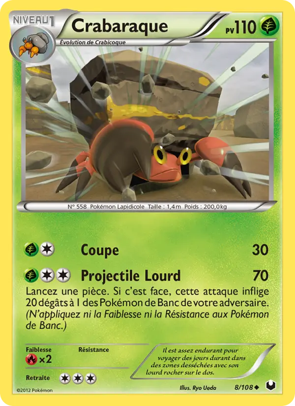 Crabaraque — Carte Pokémon 8 Explorateurs Obscurs