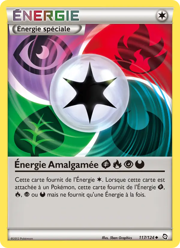 117/124 - Énergie Amalgamée GrassFirePsychicDarkness