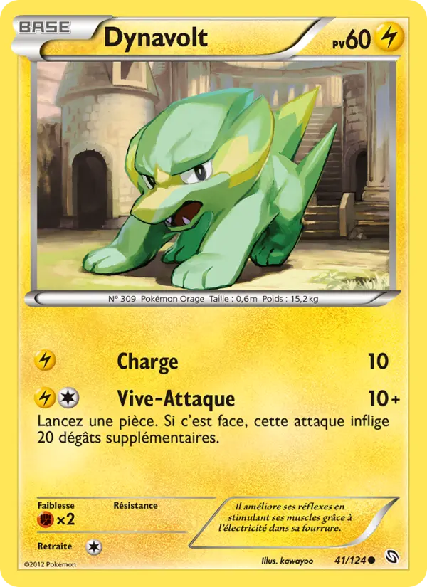 Dynavolt — Carte Pokémon 41 Dragons Éxaltés