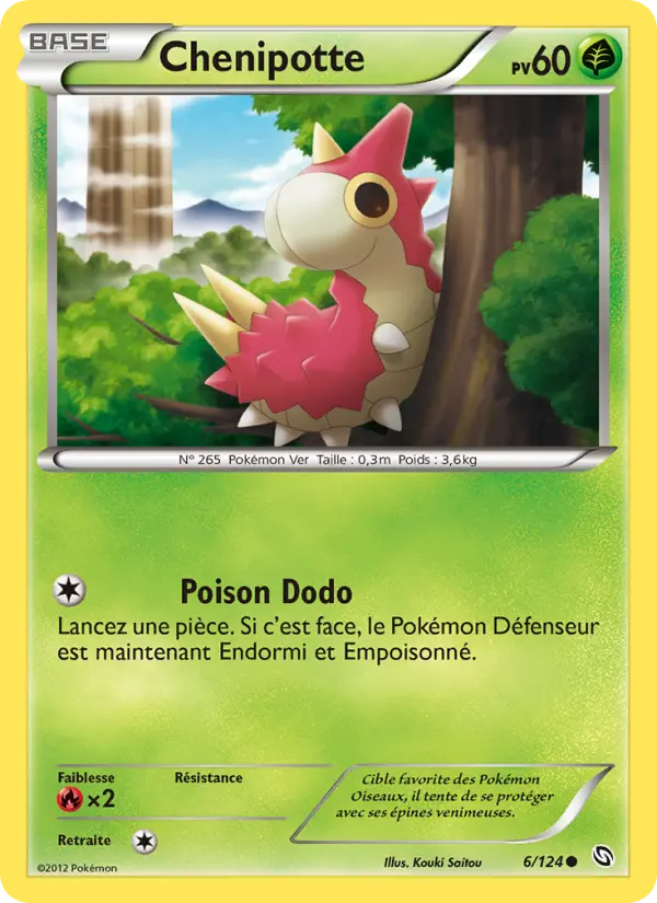 Chenipotte — Carte Pokémon 6 Dragons Éxaltés