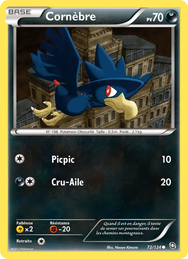 Cornèbre — Carte Pokémon 72 Dragons Éxaltés