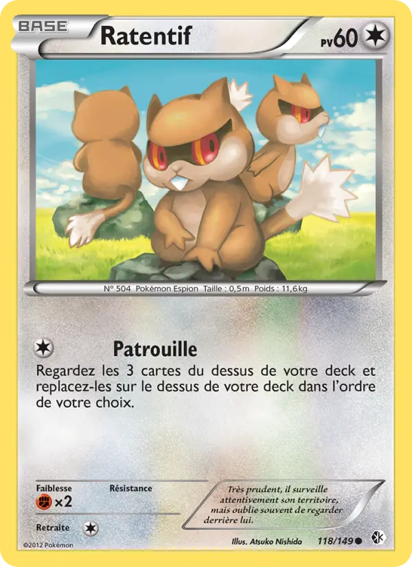 Ratentif — Carte Pokémon 118 Frontières Franchies