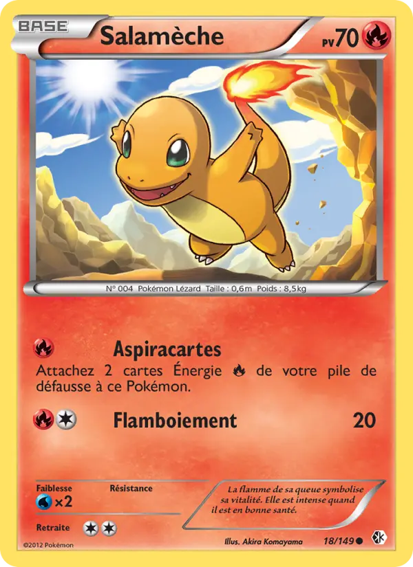 Salamèche — Carte Pokémon 18 Frontières Franchies