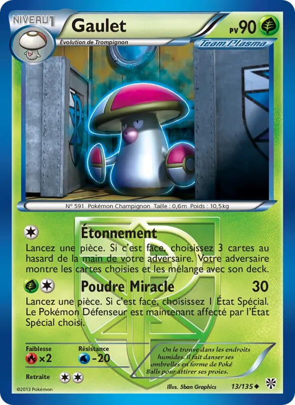Gaulet — Carte Pokémon 13 Tempète Plasma