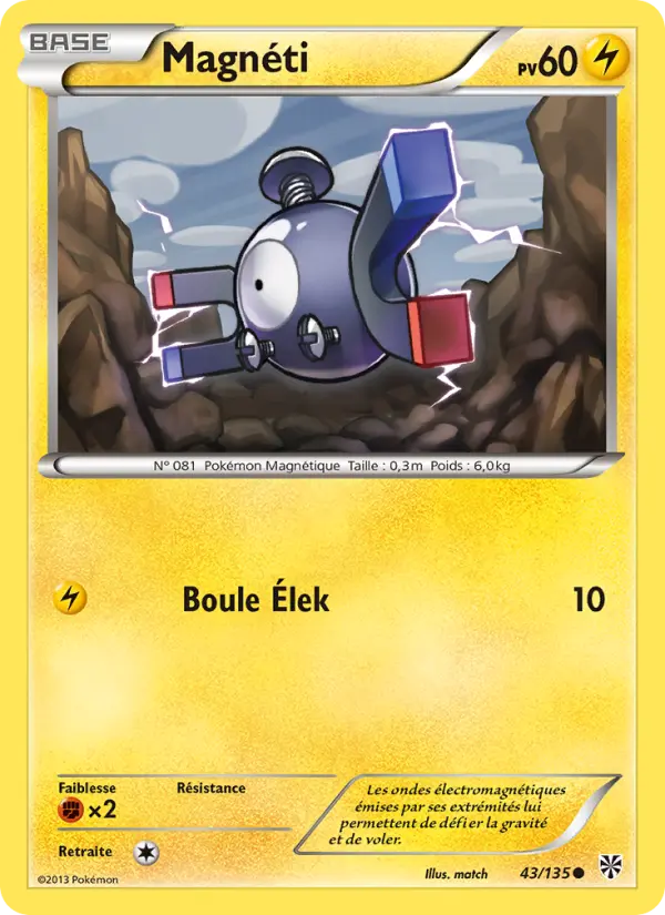 Magnéti — Carte Pokémon 43 Tempète Plasma