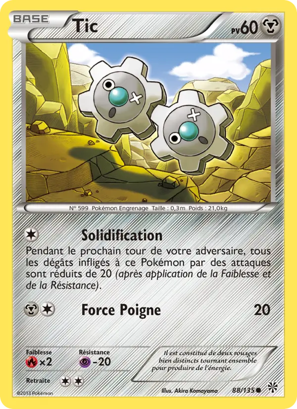 Tic — Carte Pokémon 88 Tempète Plasma