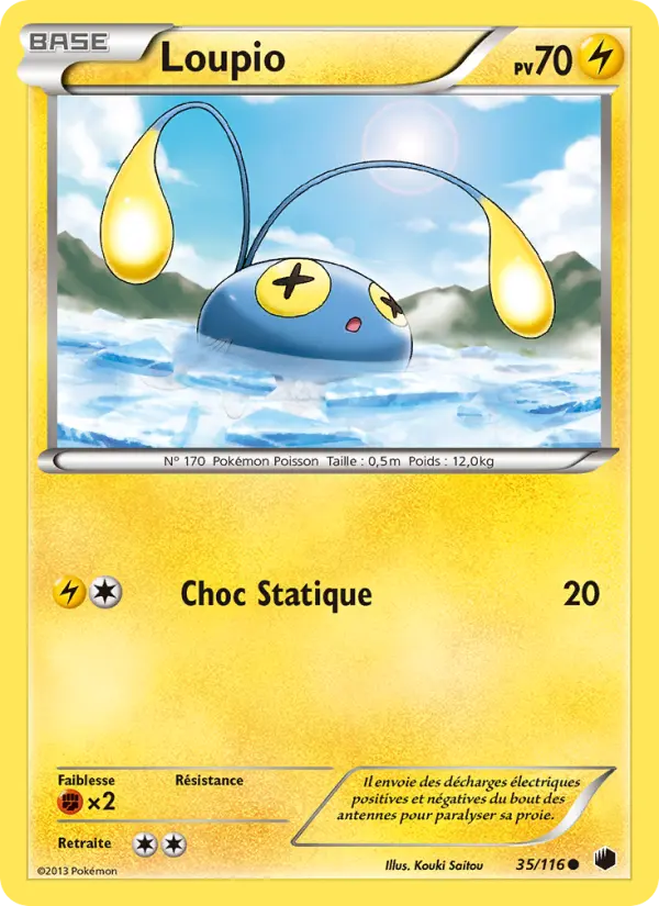 Loupio — Carte Pokémon 35 Glaciation Plasma