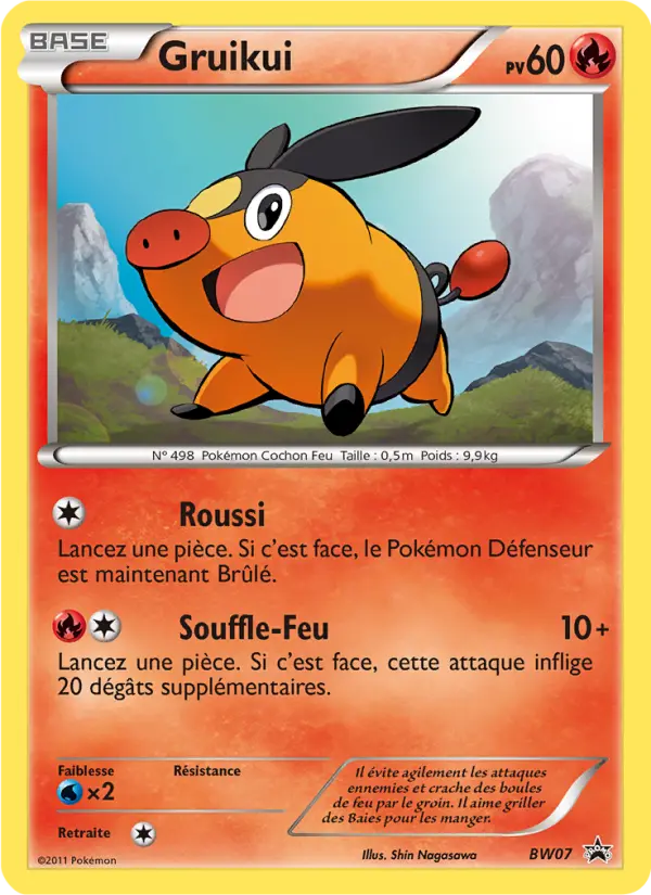 Gruikui — Carte Pokémon BW07 Promo BW