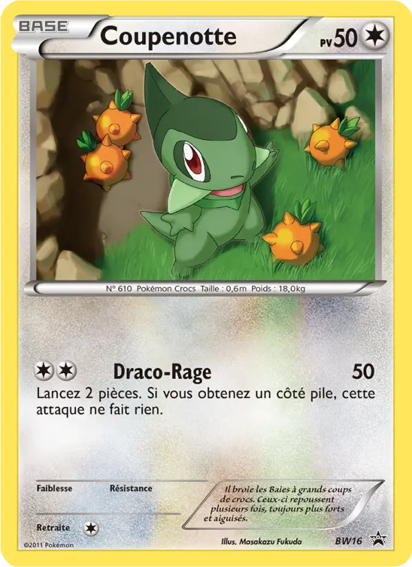 Coupenotte — Carte Pokémon BW16 Promo BW