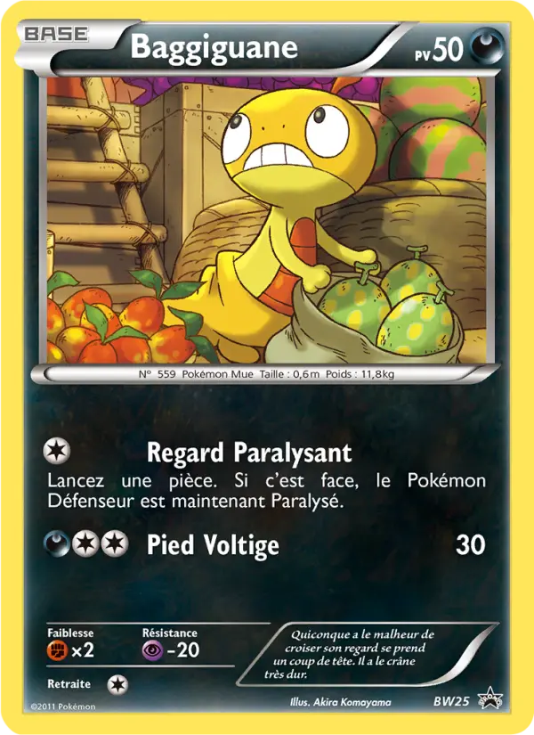 Baggiguane — Carte Pokémon BW25 Promo BW