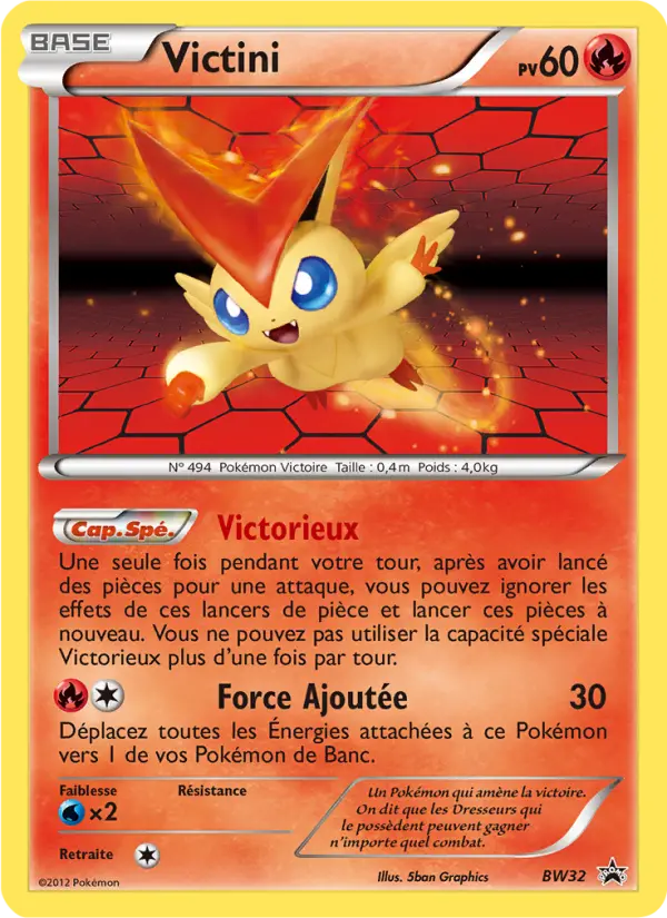 Victini — Carte Pokémon BW32 Promo BW