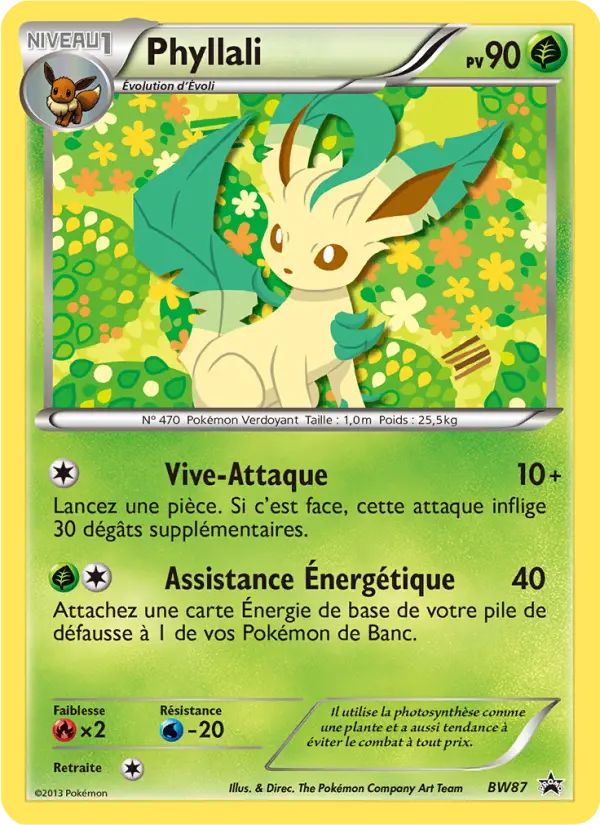 Phyllali — Carte Pokémon BW87 Promo BW