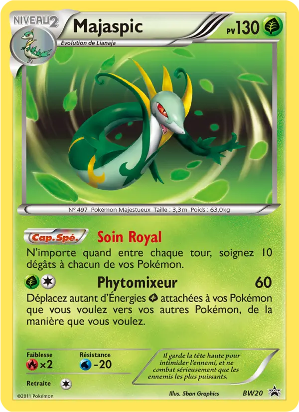 Majaspic — Carte Pokémon BW20 Promo BW